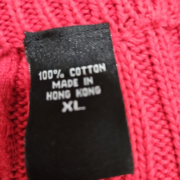 Moda International Red Knit Robe - Picture 3 of 12